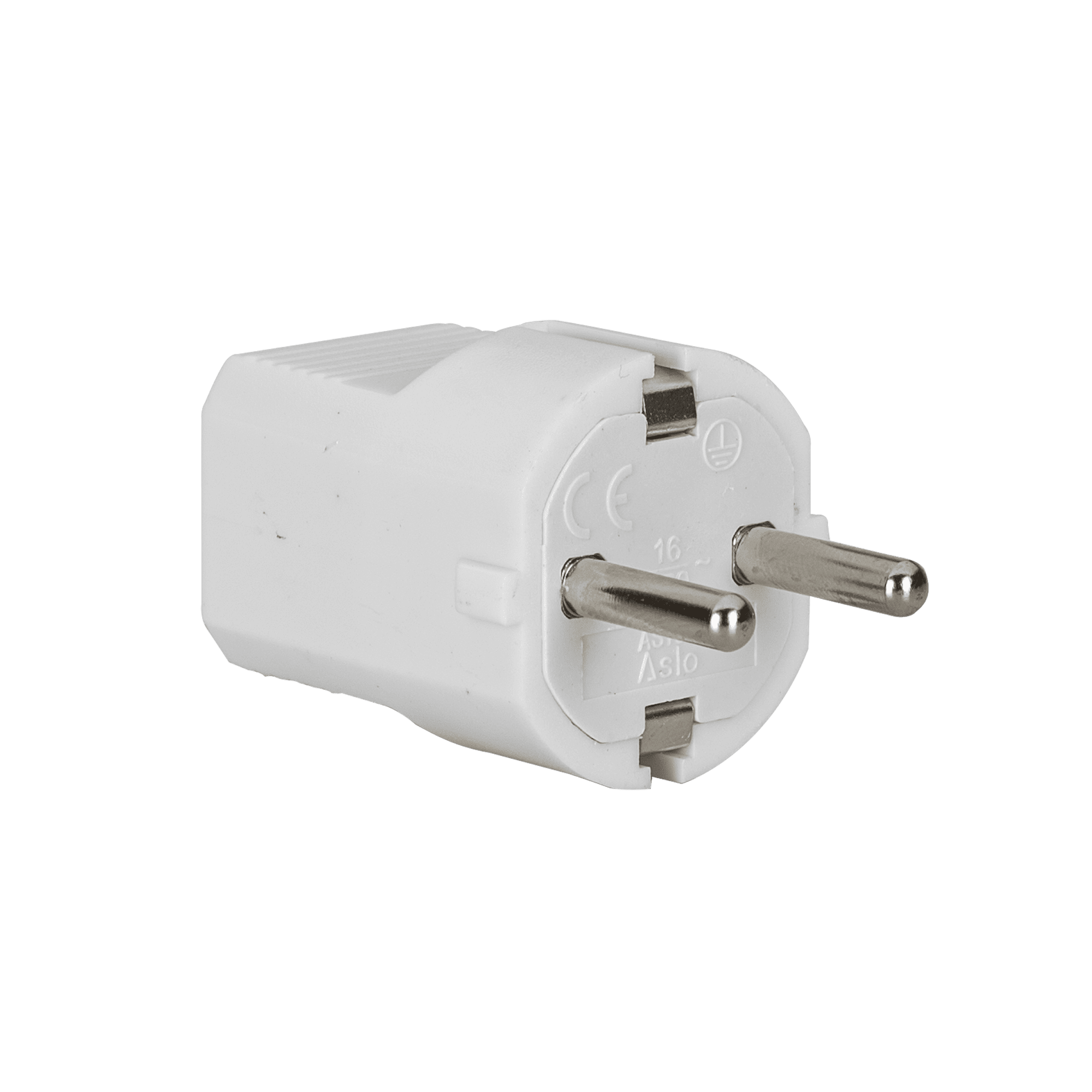 FICHA MACHO TIPO SCHUKO VERTICAL 2P + T