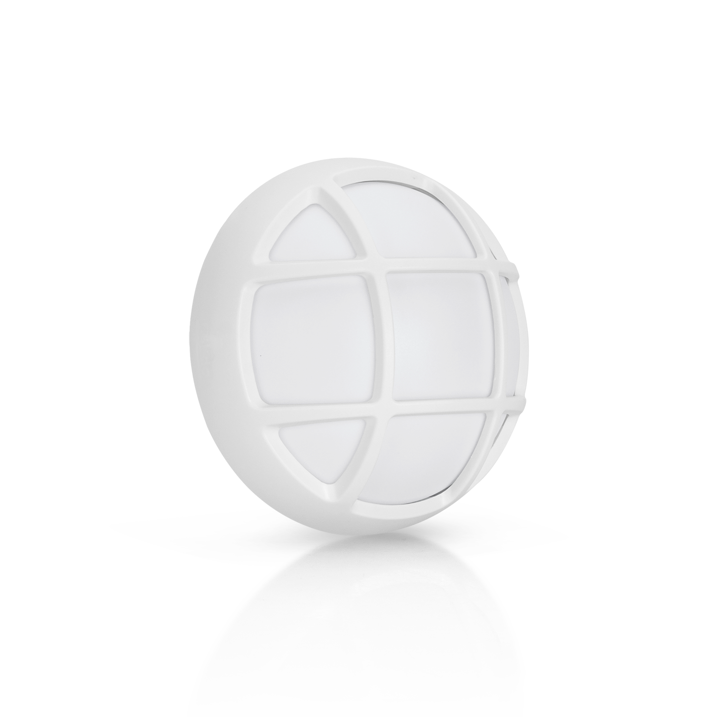 APLIQUE LED ESTANQUE REDONDO COM GRELHA