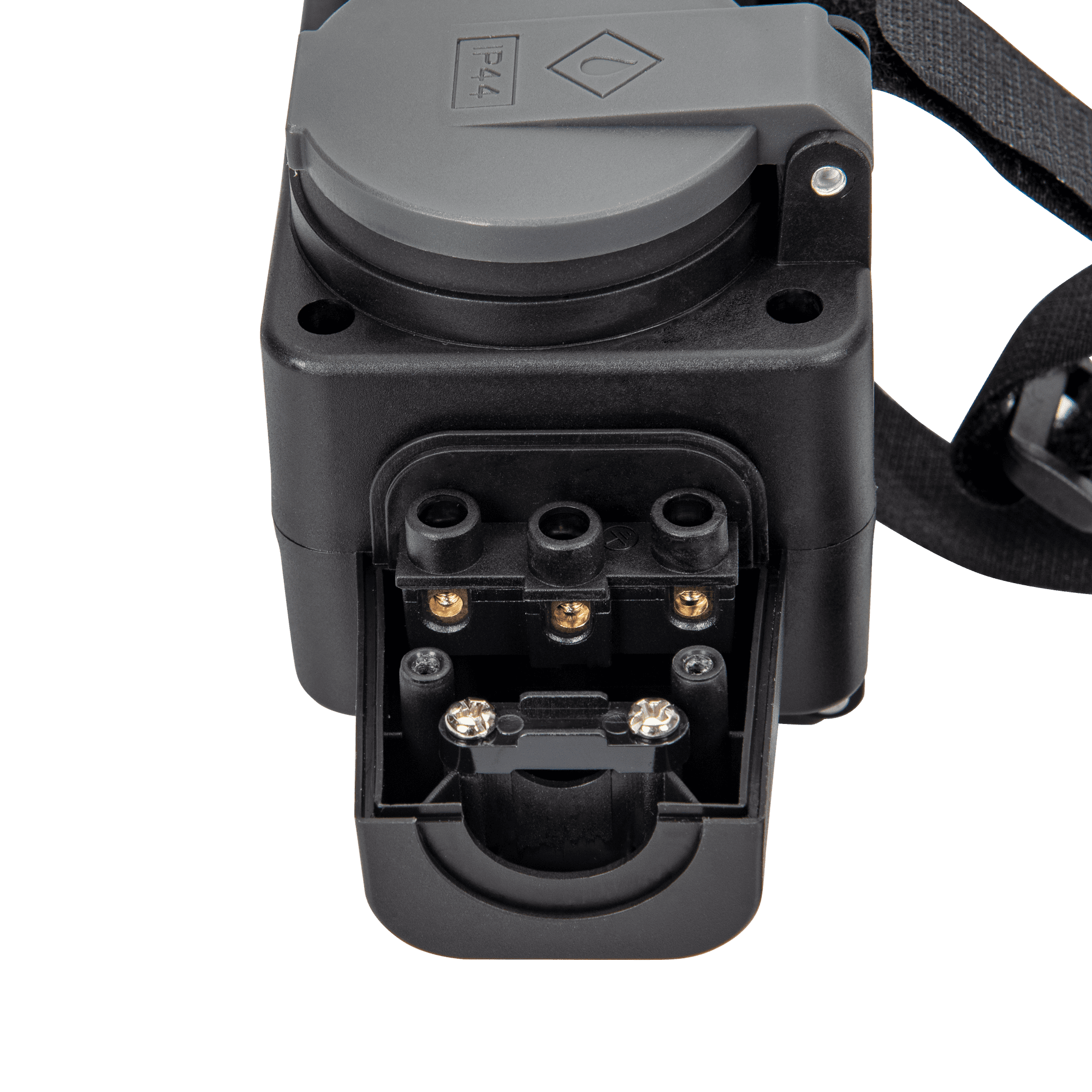 ADAPTADOR DE 4 TOMADAS COM PENDURADOR 4 X 2P + T | IP44