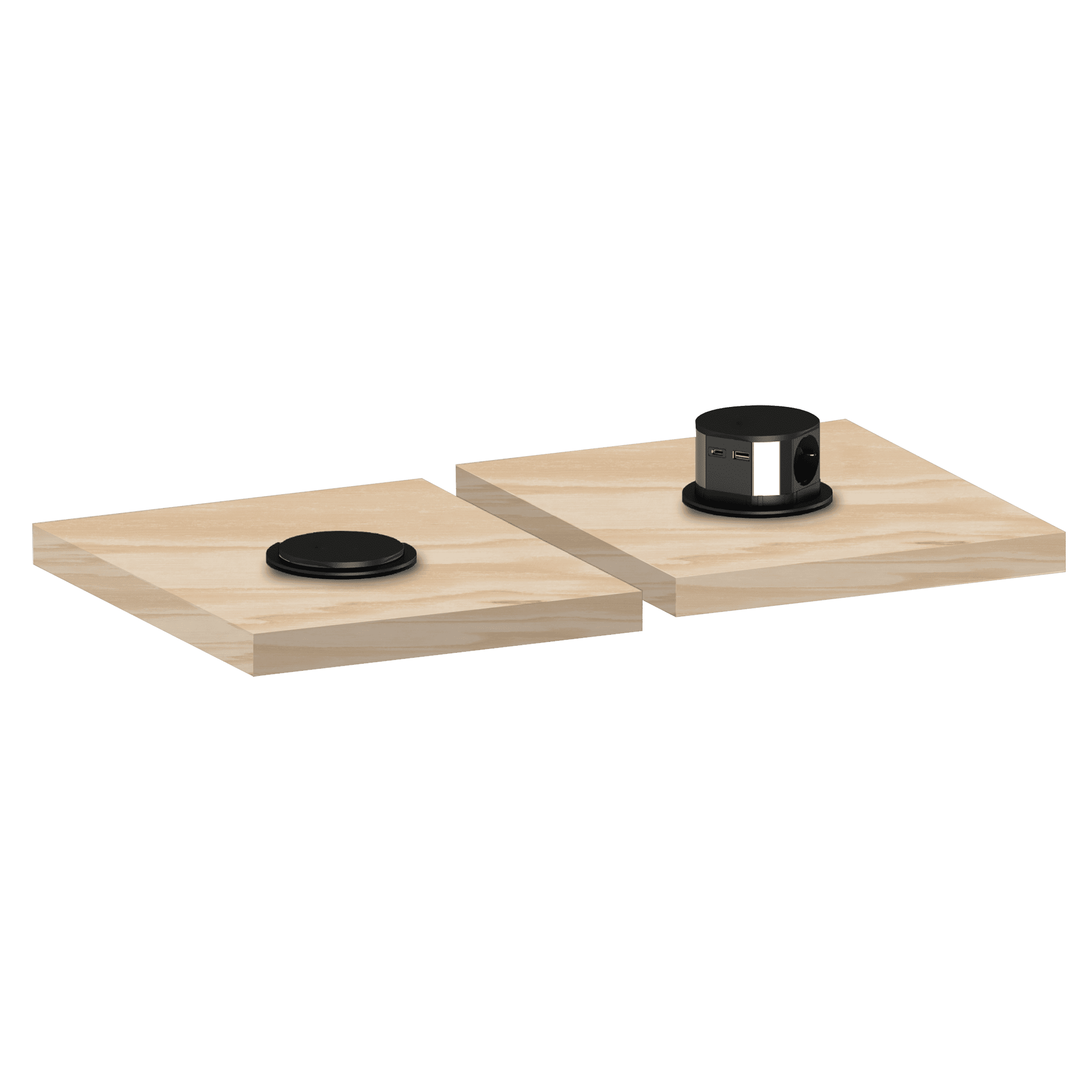 BLOCO DE TOMADAS POP-UP 3X2P+T 16A / USB A+C