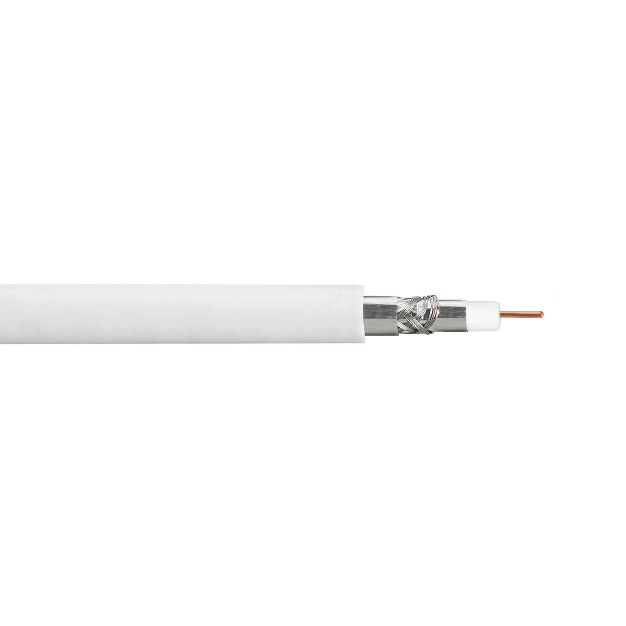 CABO RG6 COAXIAL CU PVC 750 O - BOBINA 100M