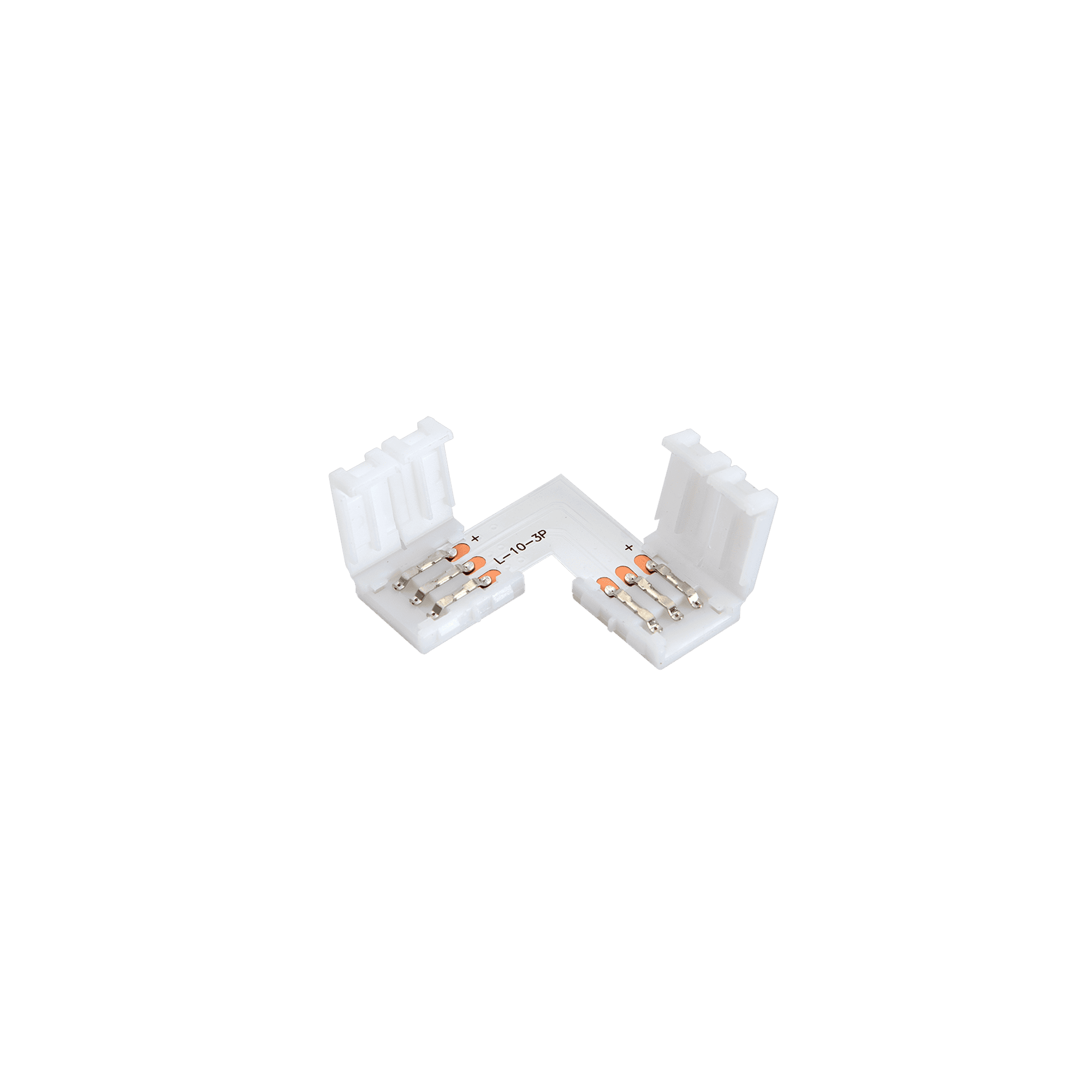 CONECTOR CLIP L 3 PINOS PARA FITA LED 10MM 12V/24V