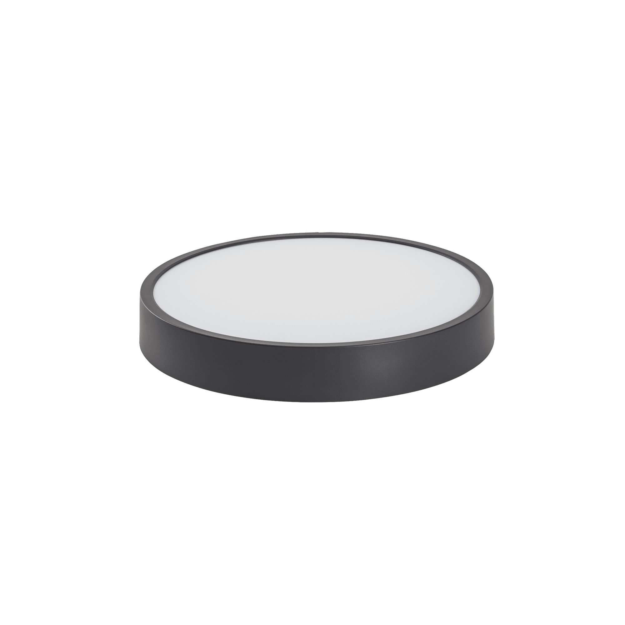 PLAFONIER REDONDO 18W 230MM 3-CCT PRETO                                                                                 