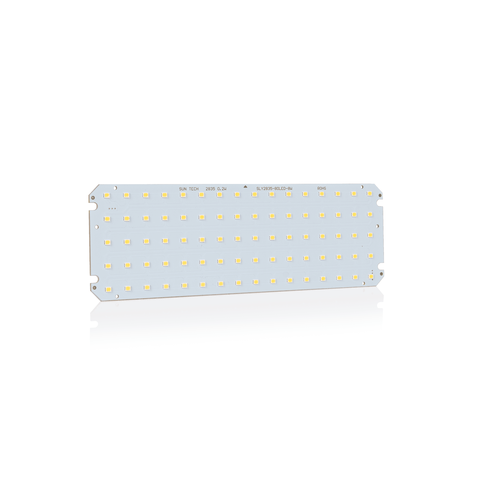 SMD2835 80 LED-8W 3000K RECTANGULAR LED CHIP + DRIVER                                               