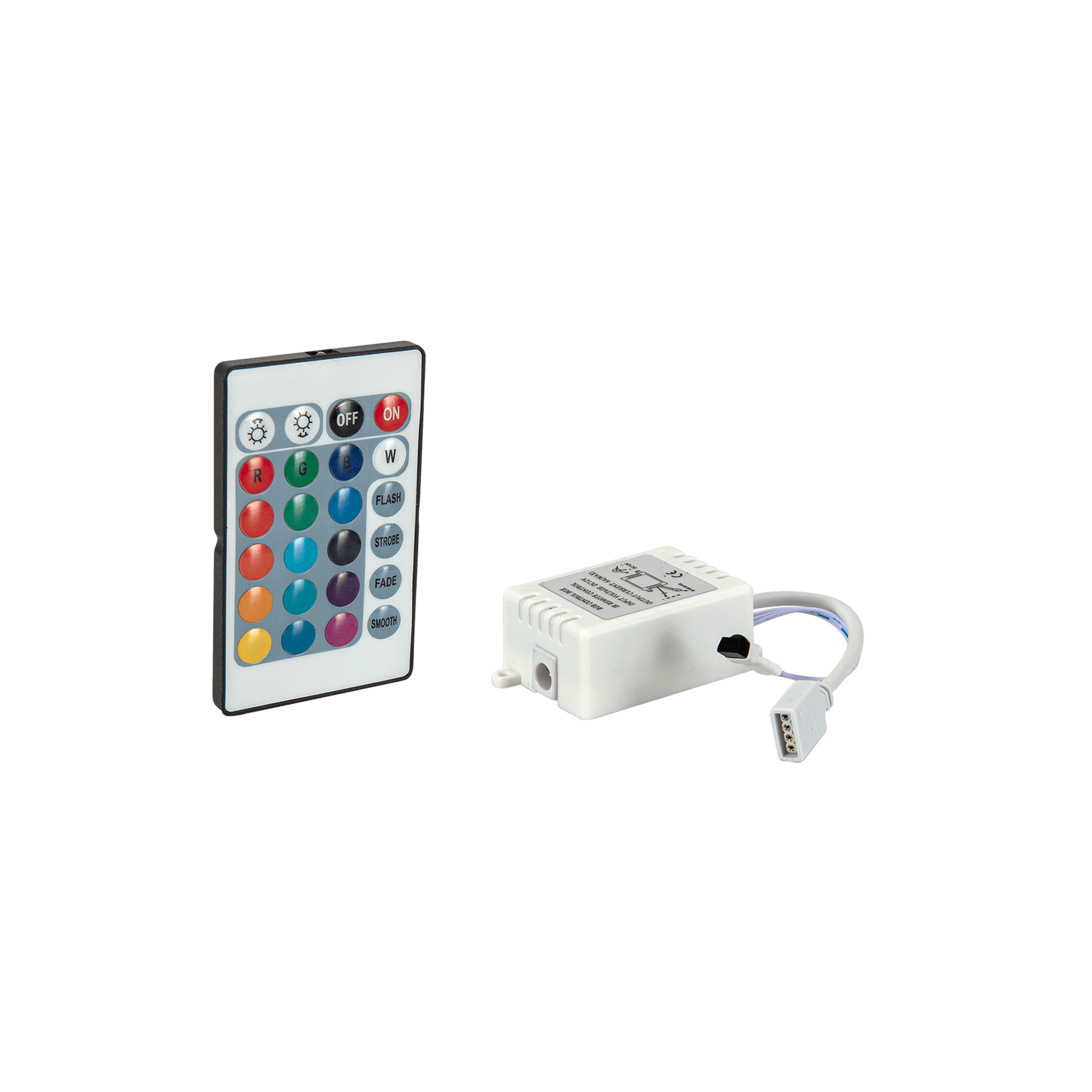 CONTROLADOR RGB COM COMANDO 12V/24V MÁX. 6A