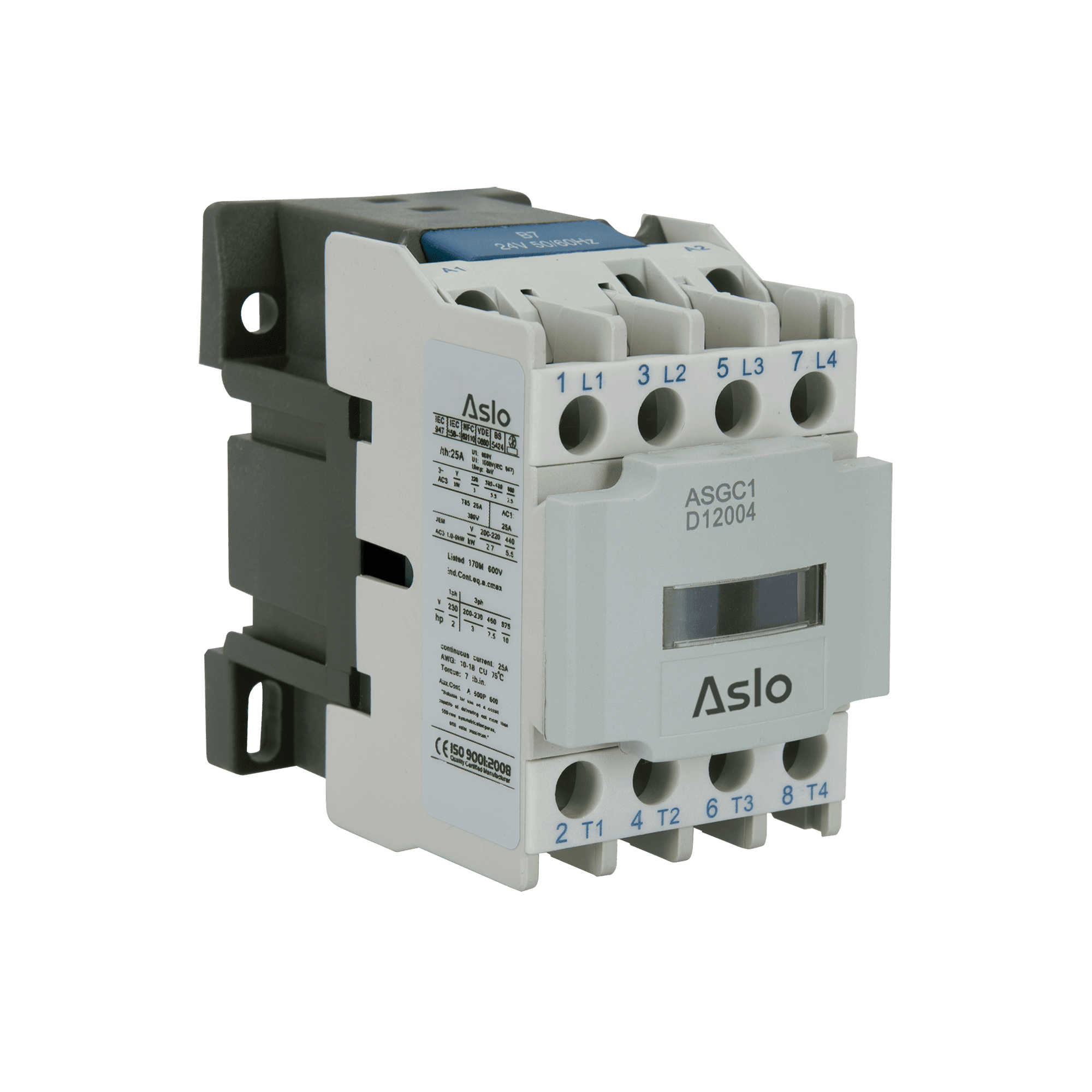 CONTACTOR 12A 4P + NO 24V                                                                           