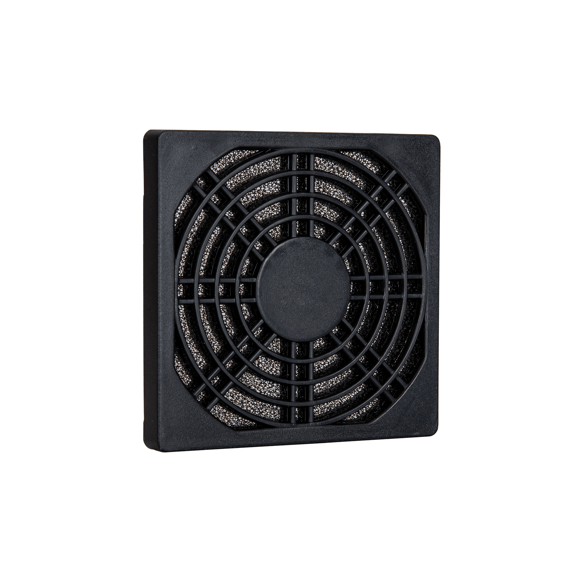 GRELHA PLÁSTICA COM FILTRO PARA VENTILADORES 120X120X10MM