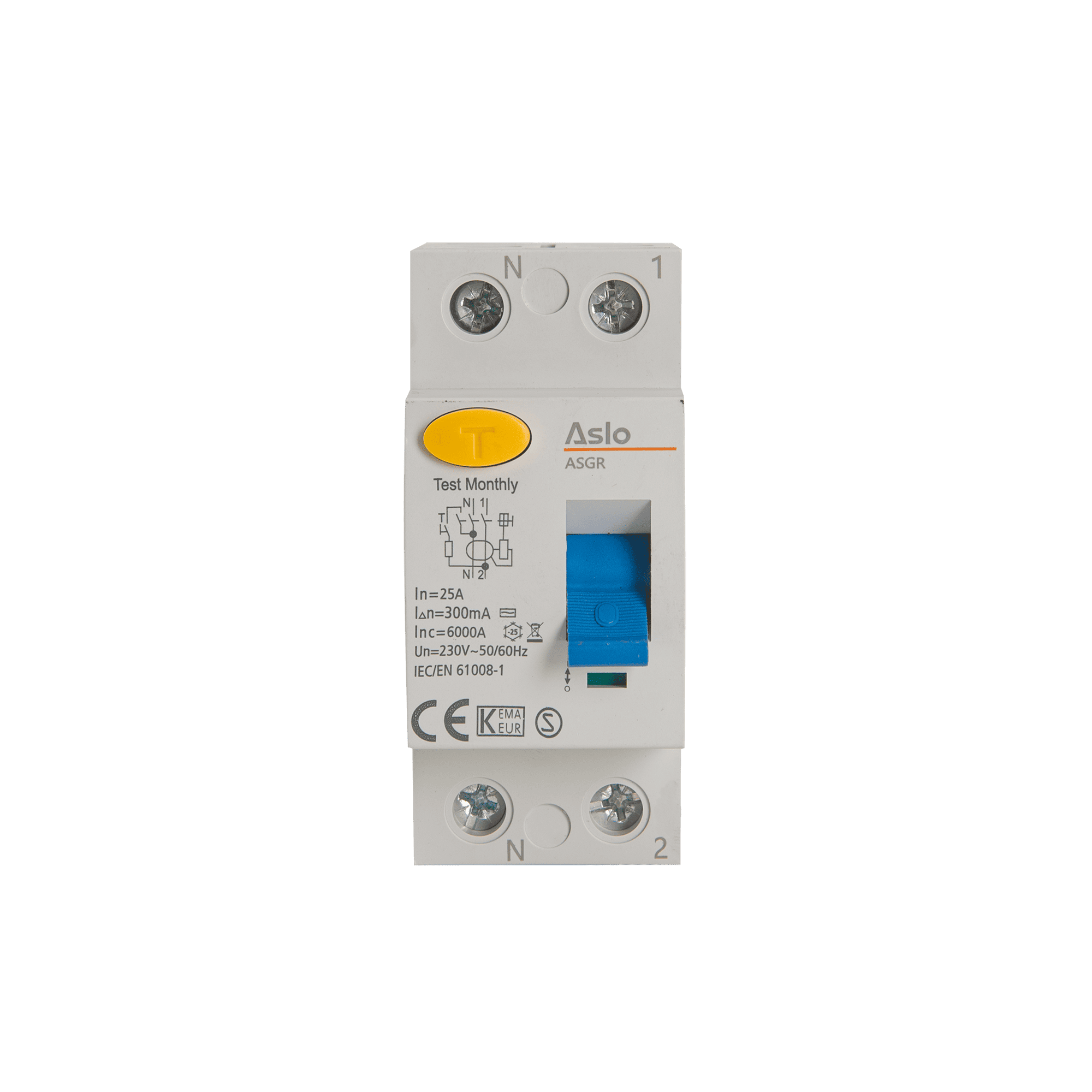 INTERRUPTOR DIFERENCIAL, TIPO AC, 2P                                                                                    