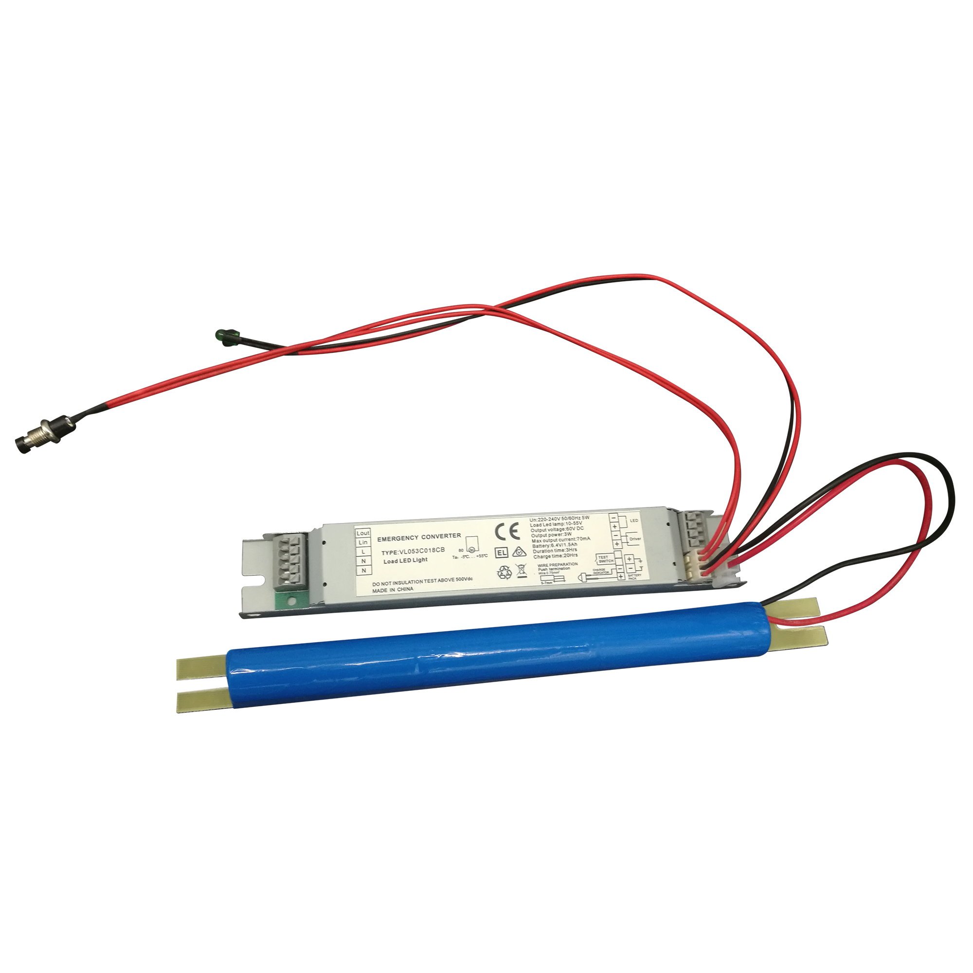 KIT EMERGENCIA LED 1.5H PARA LUMINARIAS CHIC
