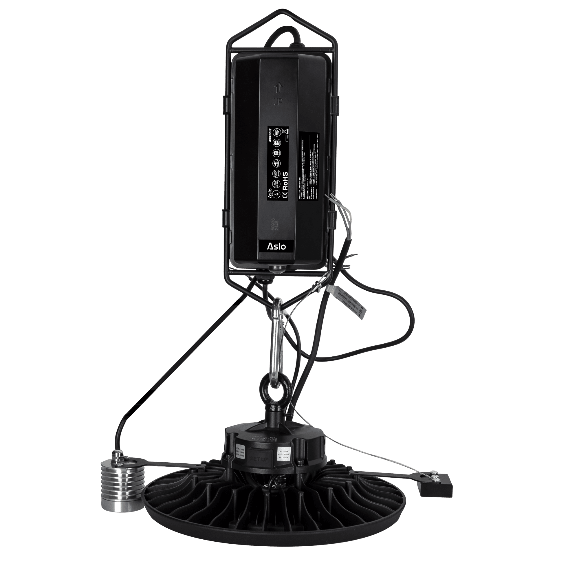 KIT DE EMERGÊNCIA PARA CAMPÂNULA INDUSTRIAL 7W-1000LM 3H