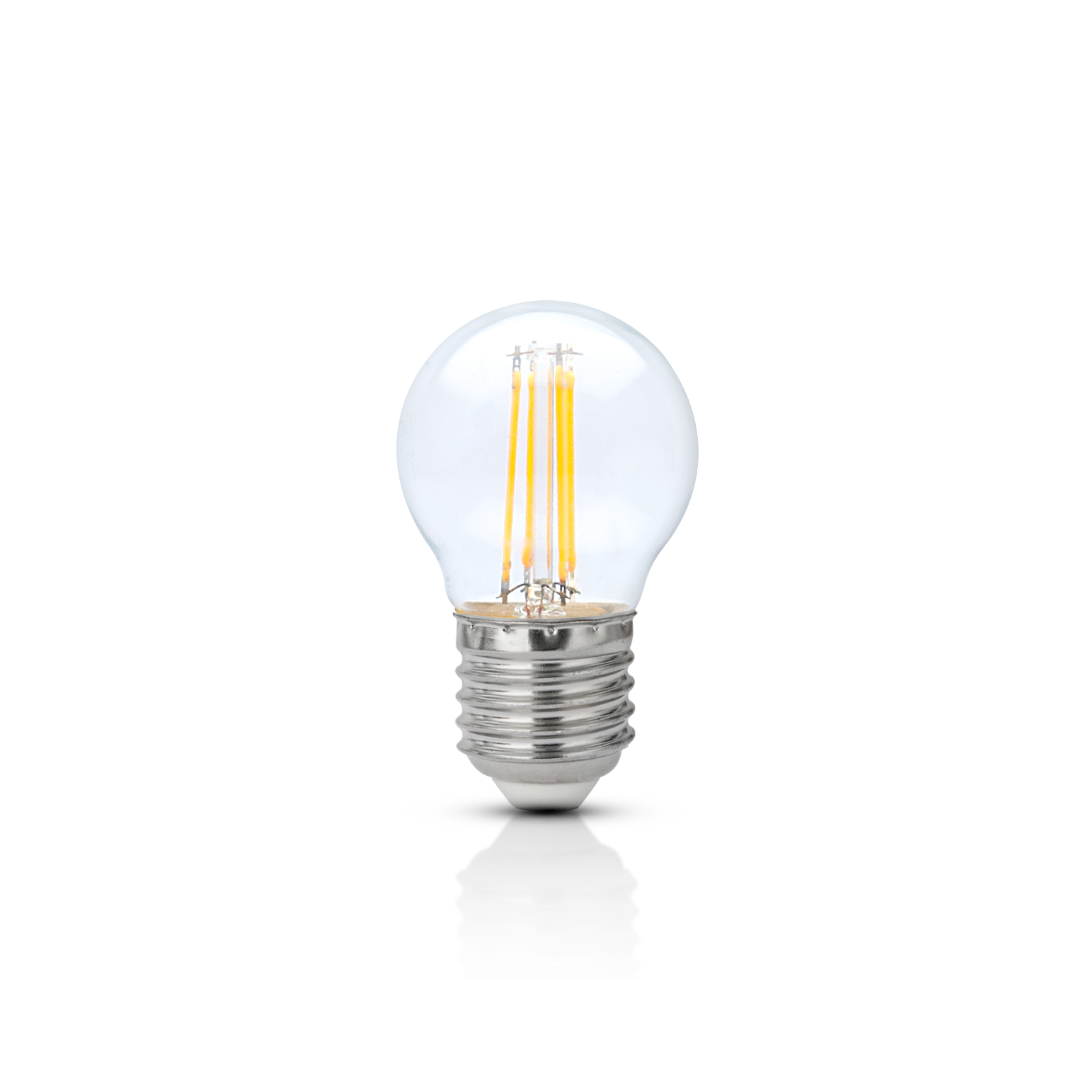 LÂMPADA LED FILAMENTO ESFÉRICA LUSTRE E27 4W BLISTER