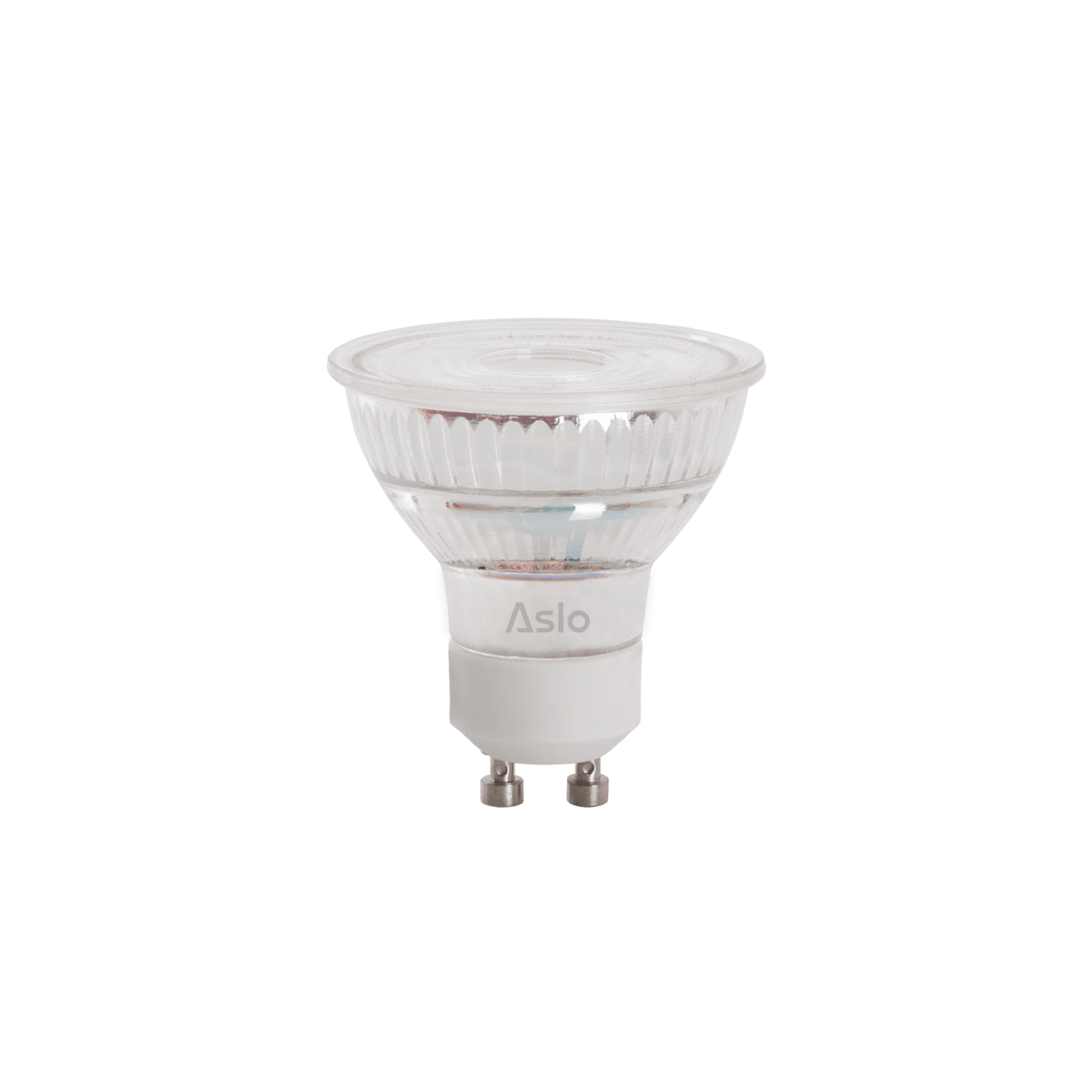 PACK 10 LAMPADAS LED GU10 4.9W VIDRO 38º 3000K                                                                          
