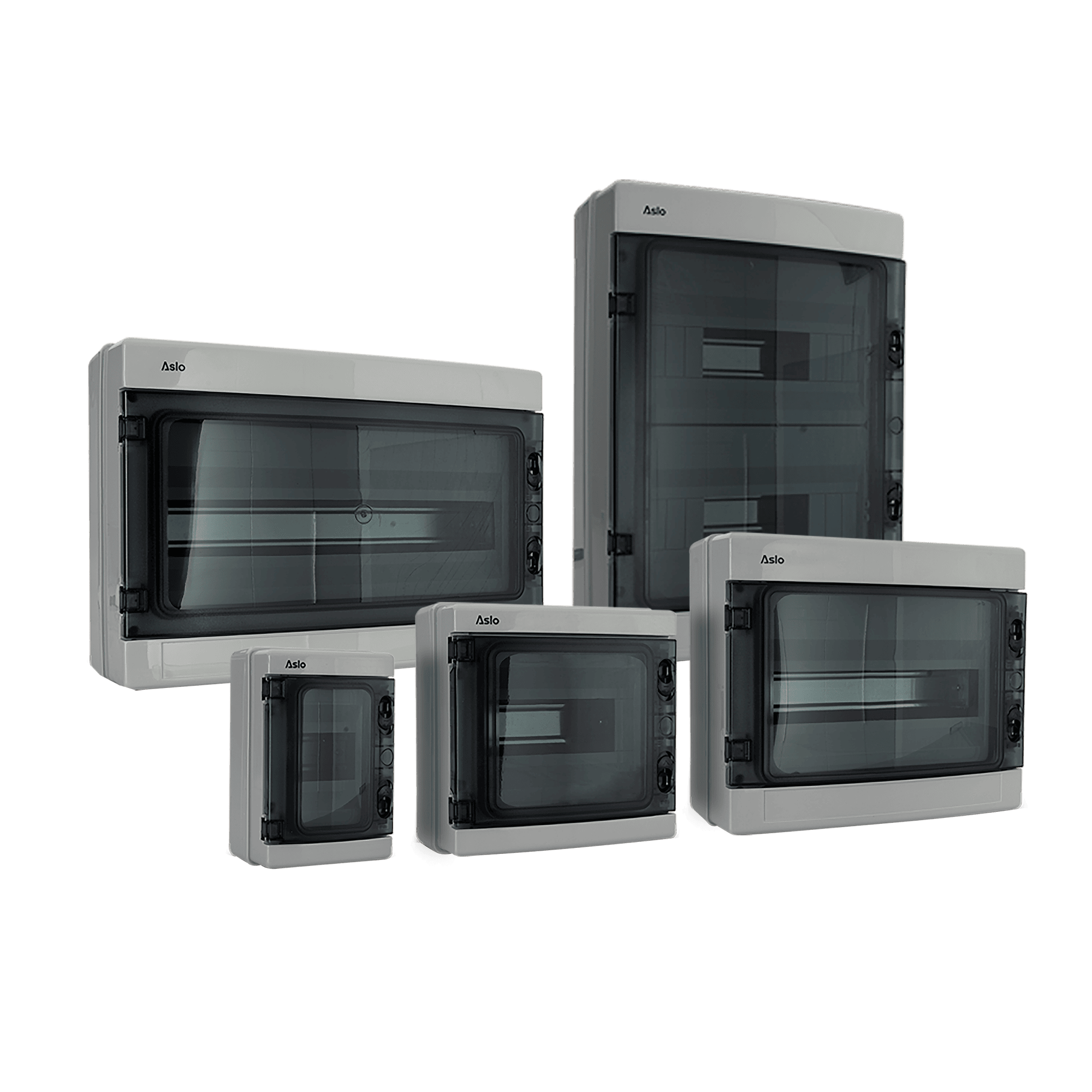 QUADRO DISTRIBUIÇÃO ESTANQUE COM PORTA TRANSPARENTE 12 MÓDULOS