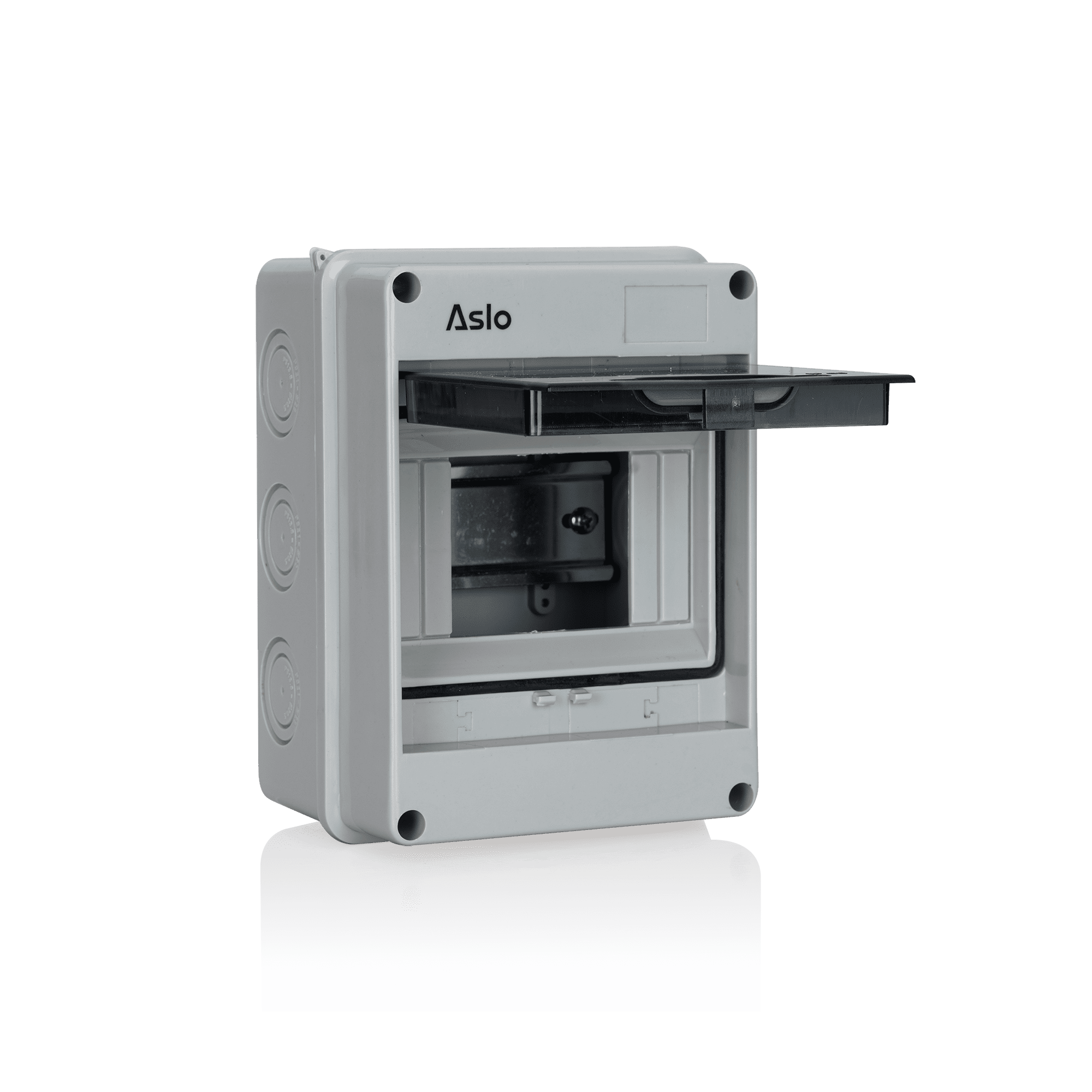 QUADRO DISTRIBUIÇÃO ESTANQUE COM PORTA TRANSPARENTE 12 MÓDULOS