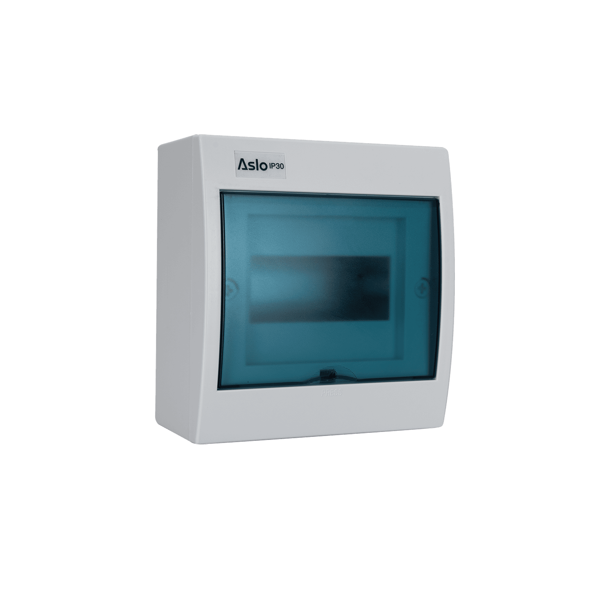QUADRO DE DISTRIBUIÇÃO SALIENTE COM PORTA TRANSPARENTE VERTICAL 12 MÓDULOS