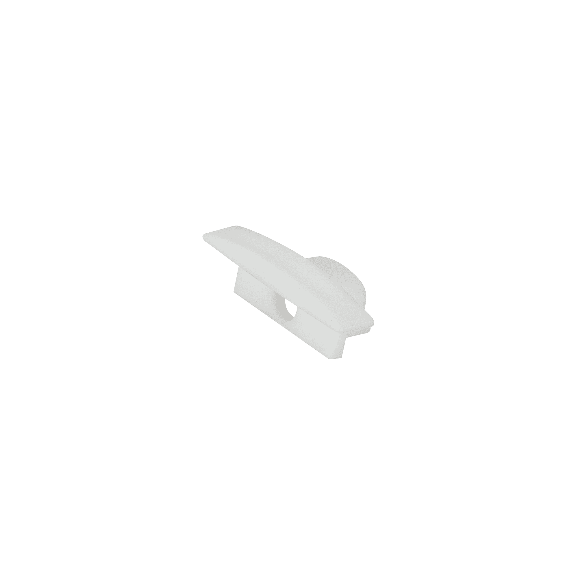 TAMPA FINAL PARA PERFIL DE ALUMÍNIO EM U 24X7MM