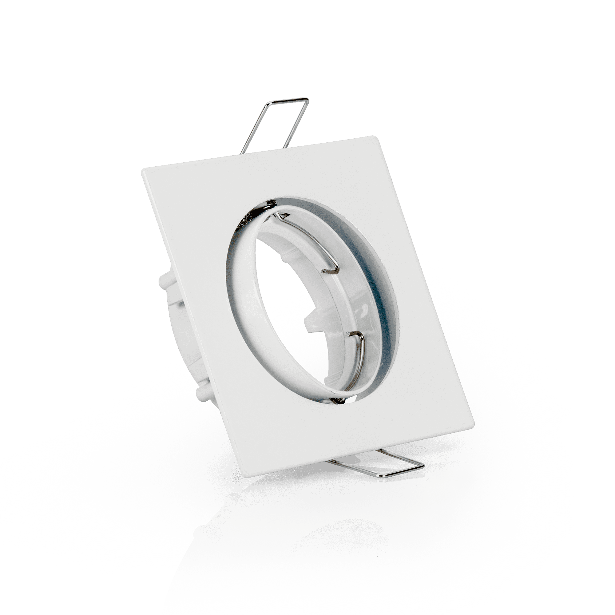 ARO CUADRADO BASCULANTE WL-158 ALUMINIO BLANCO                                                                          