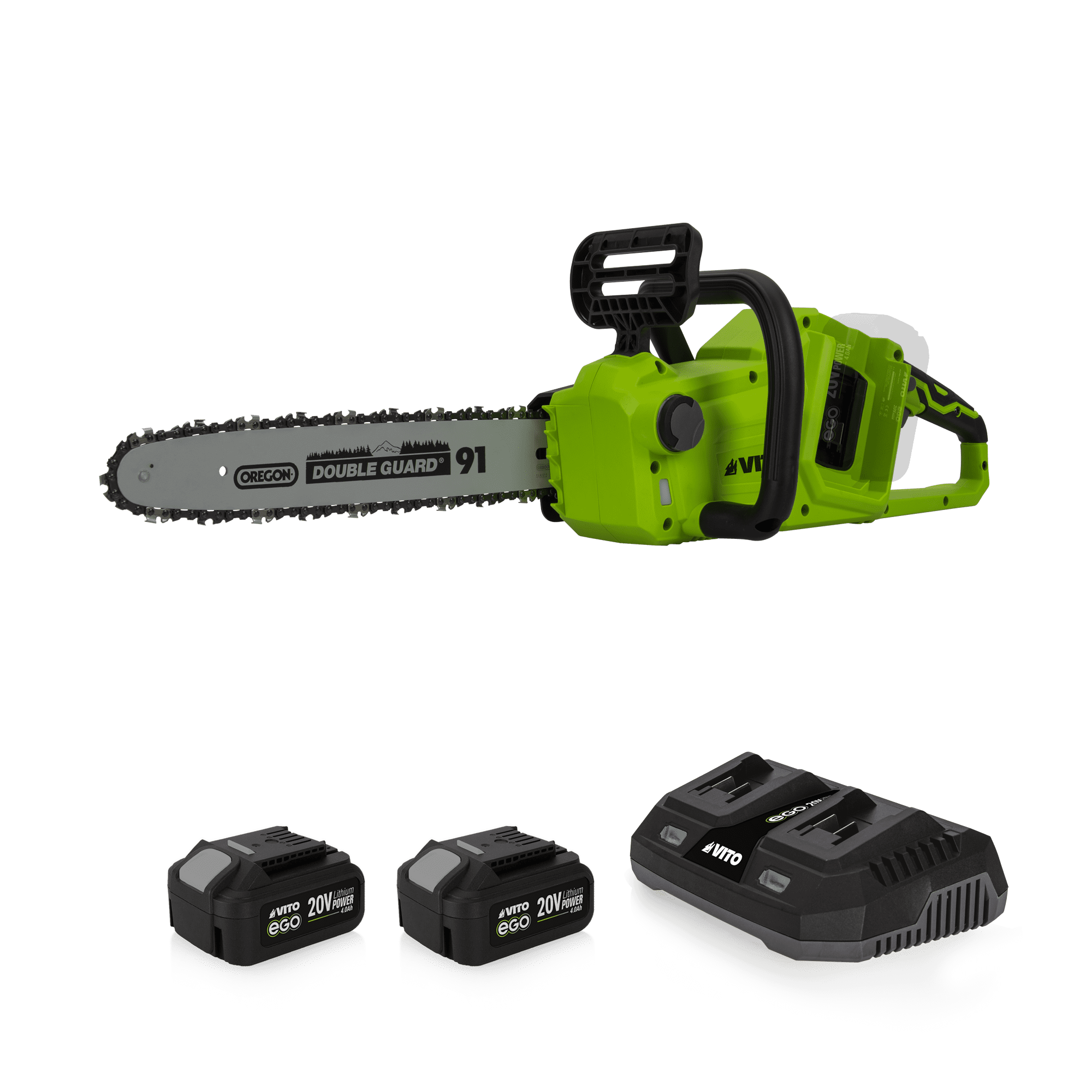 PACK3EGOGARDEN 40 V Li Electric Chainsaw + Gifts VITO