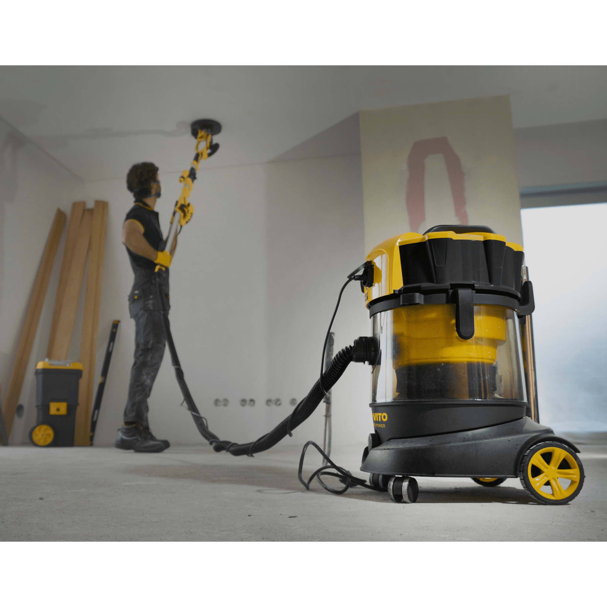 ASPIRADOR PARA GESSO 25L - 1200W                                                                    