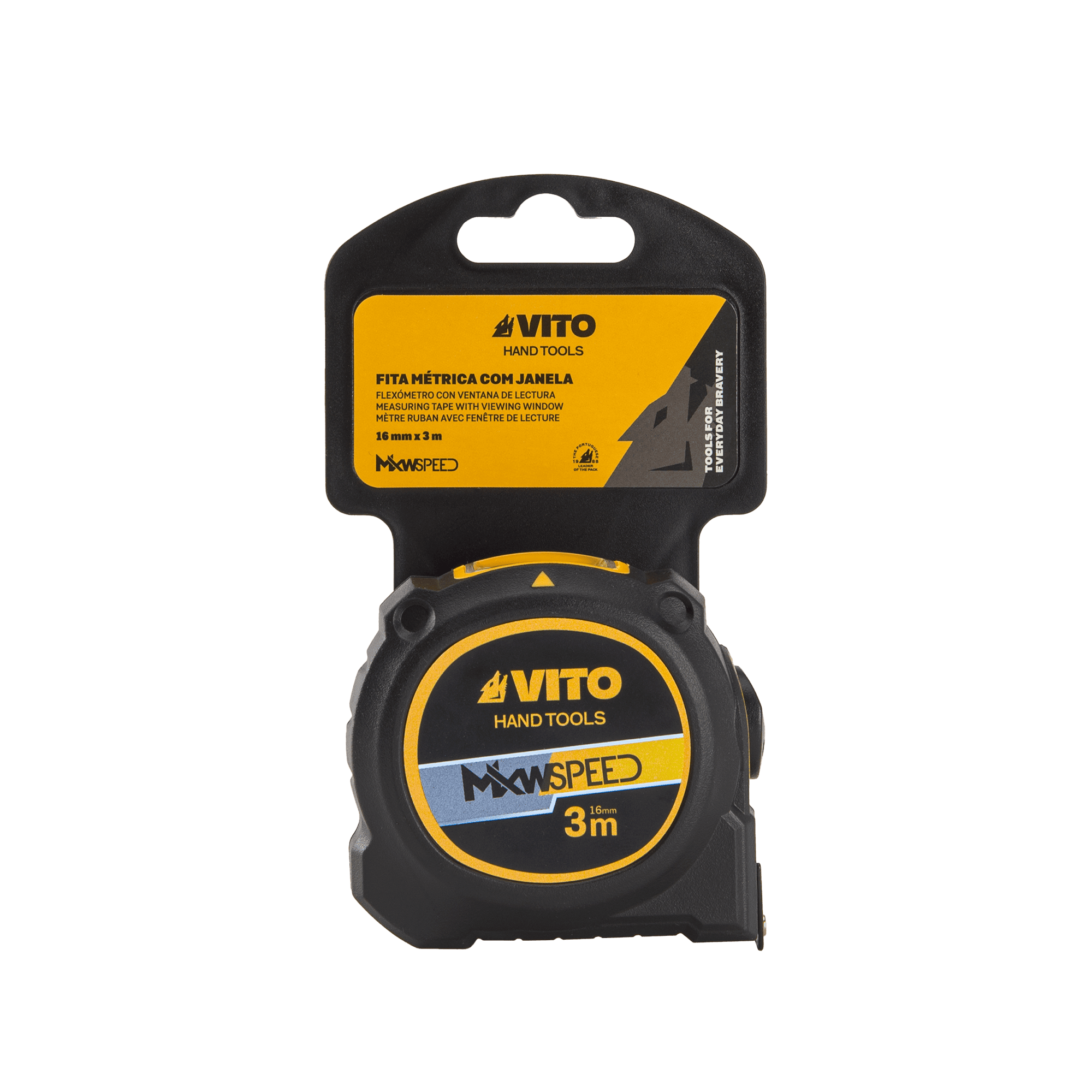 FITA MÉTRICA COM JANELA 16MMX3M                                                                                         
