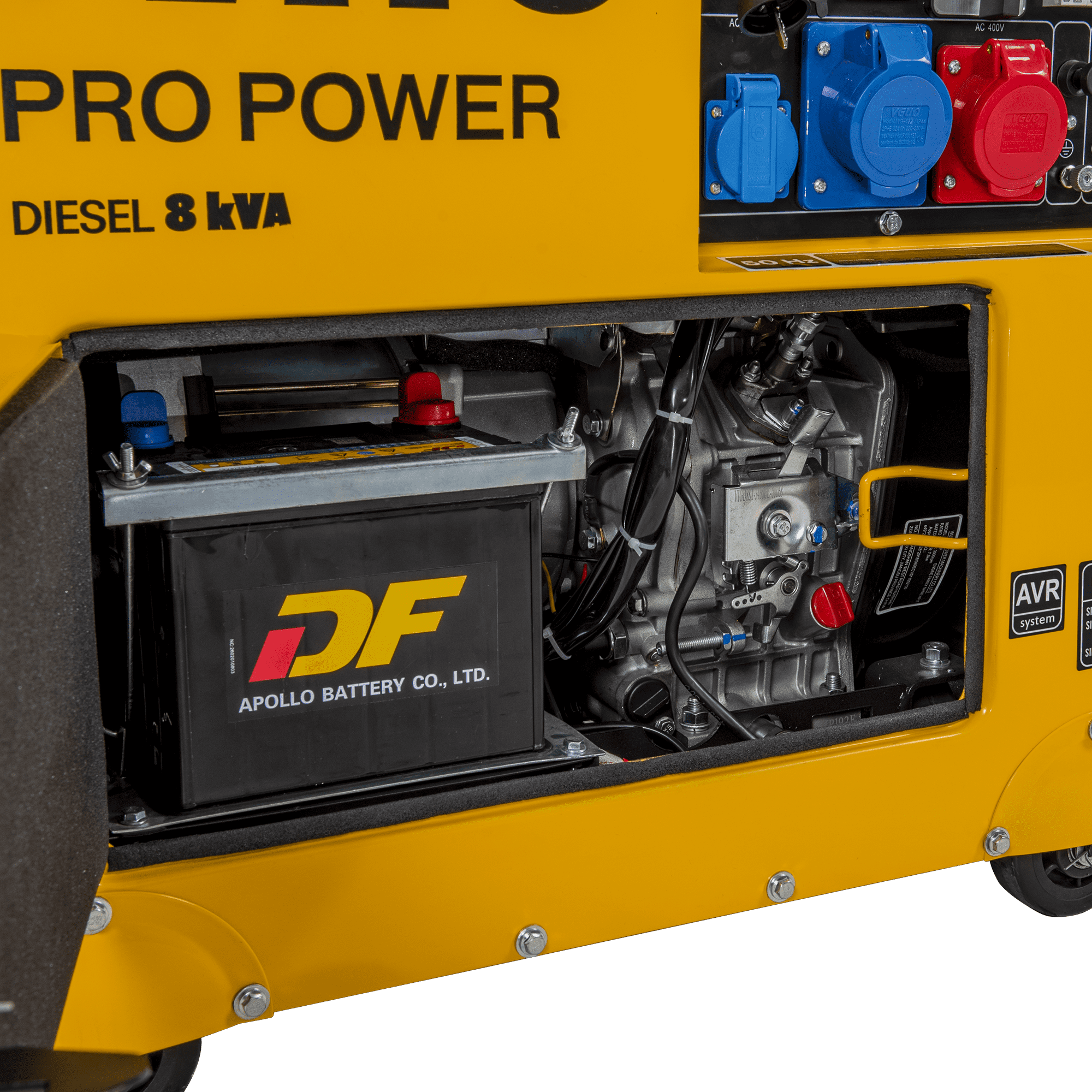 GENERADOR DIESEL TRIFÁSICO SILENCIOSO 8 KVA                                                         